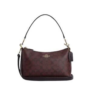 Coach Clara Shoulder Bag In Signature Canvas CF377